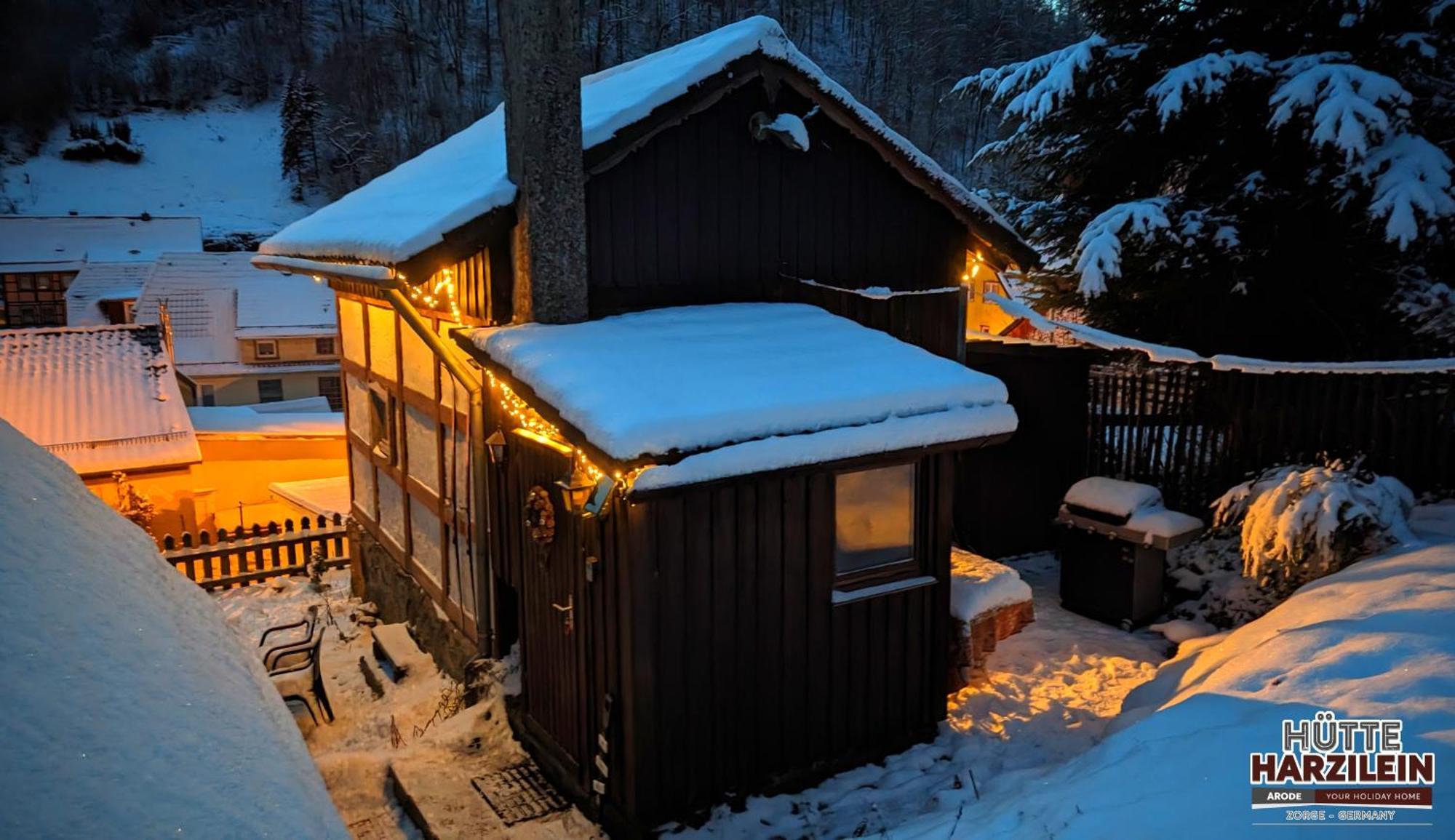 Arode Huette Harzilein - Romantic Tiny House On The Edge Of The Forest Zorge Dış mekan fotoğraf