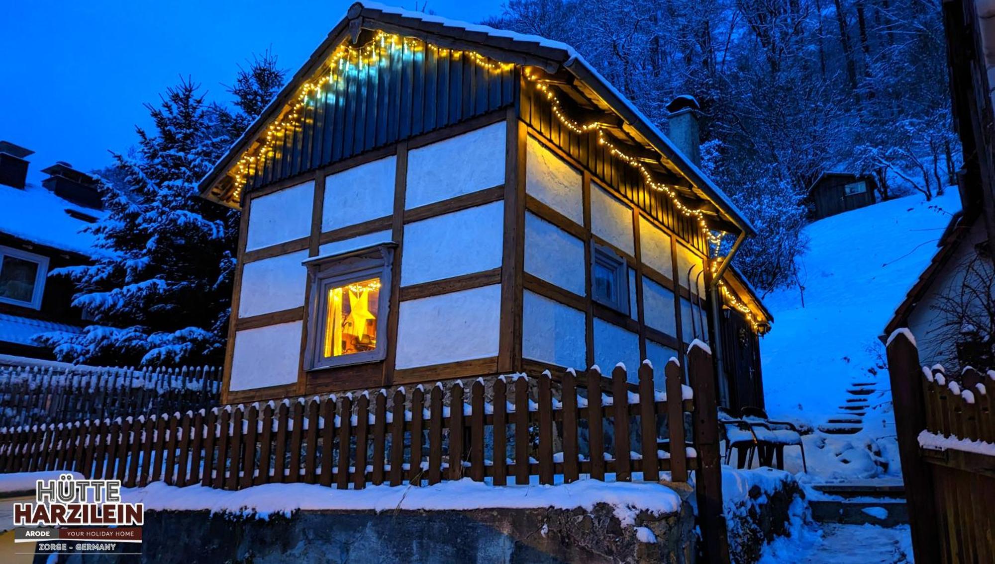 Arode Huette Harzilein - Romantic Tiny House On The Edge Of The Forest Zorge Dış mekan fotoğraf