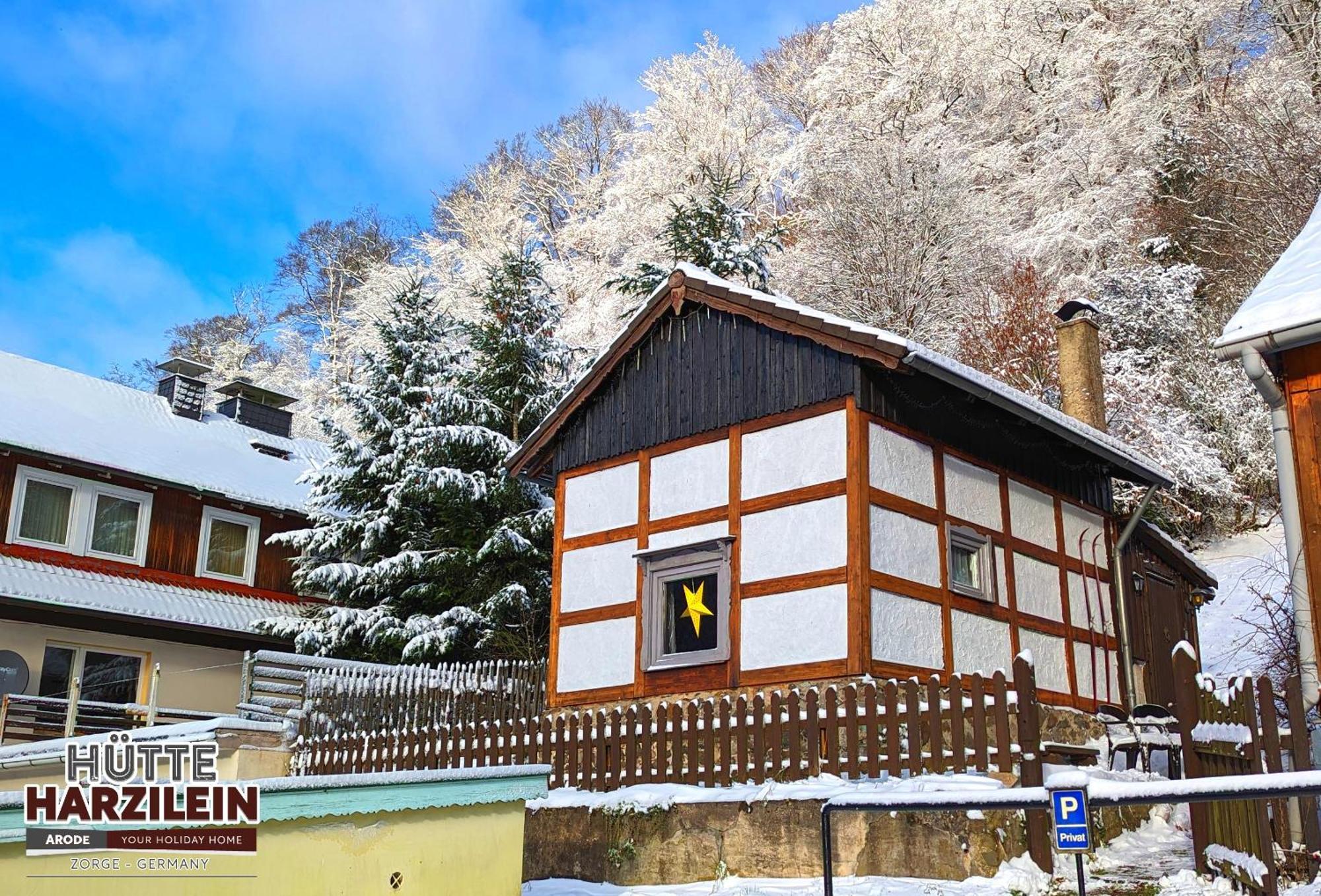 Arode Huette Harzilein - Romantic Tiny House On The Edge Of The Forest Zorge Dış mekan fotoğraf